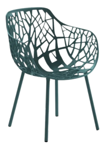 Lounge chair for hotel spaces