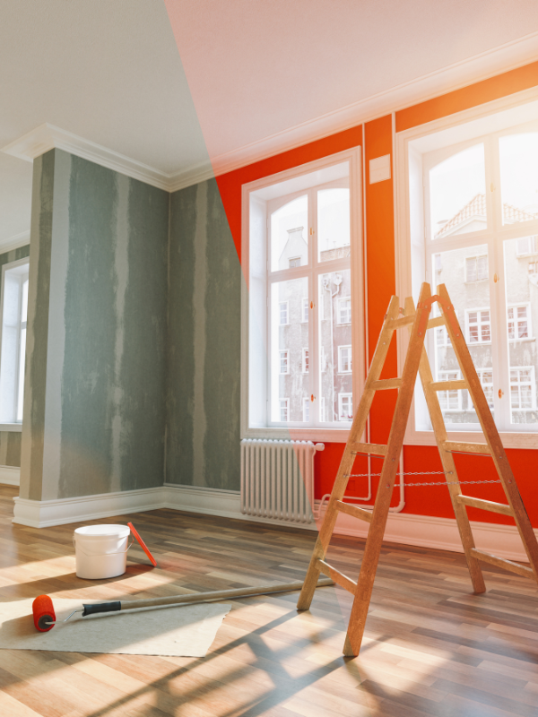 Office refurbishment work in progress.